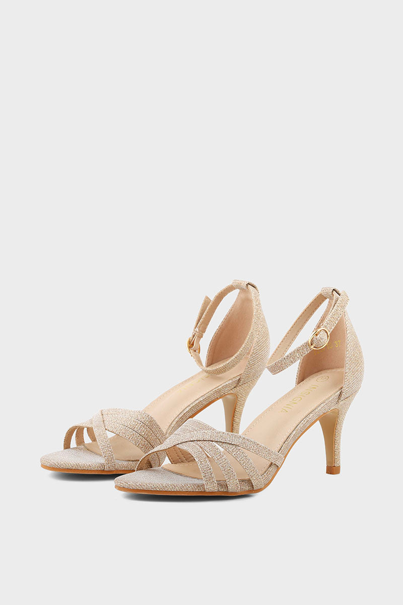 Party Wear Sandal I23718-Champagne