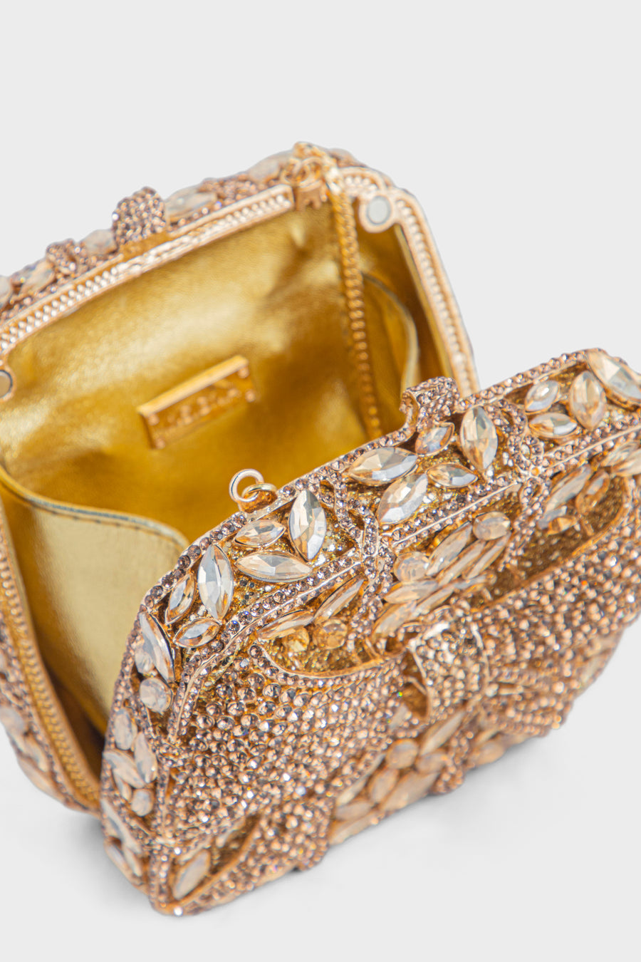 Party Wear Clutch BK4061-Golden