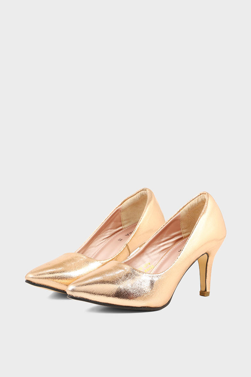 Formal Court Shoes I44423-Peach