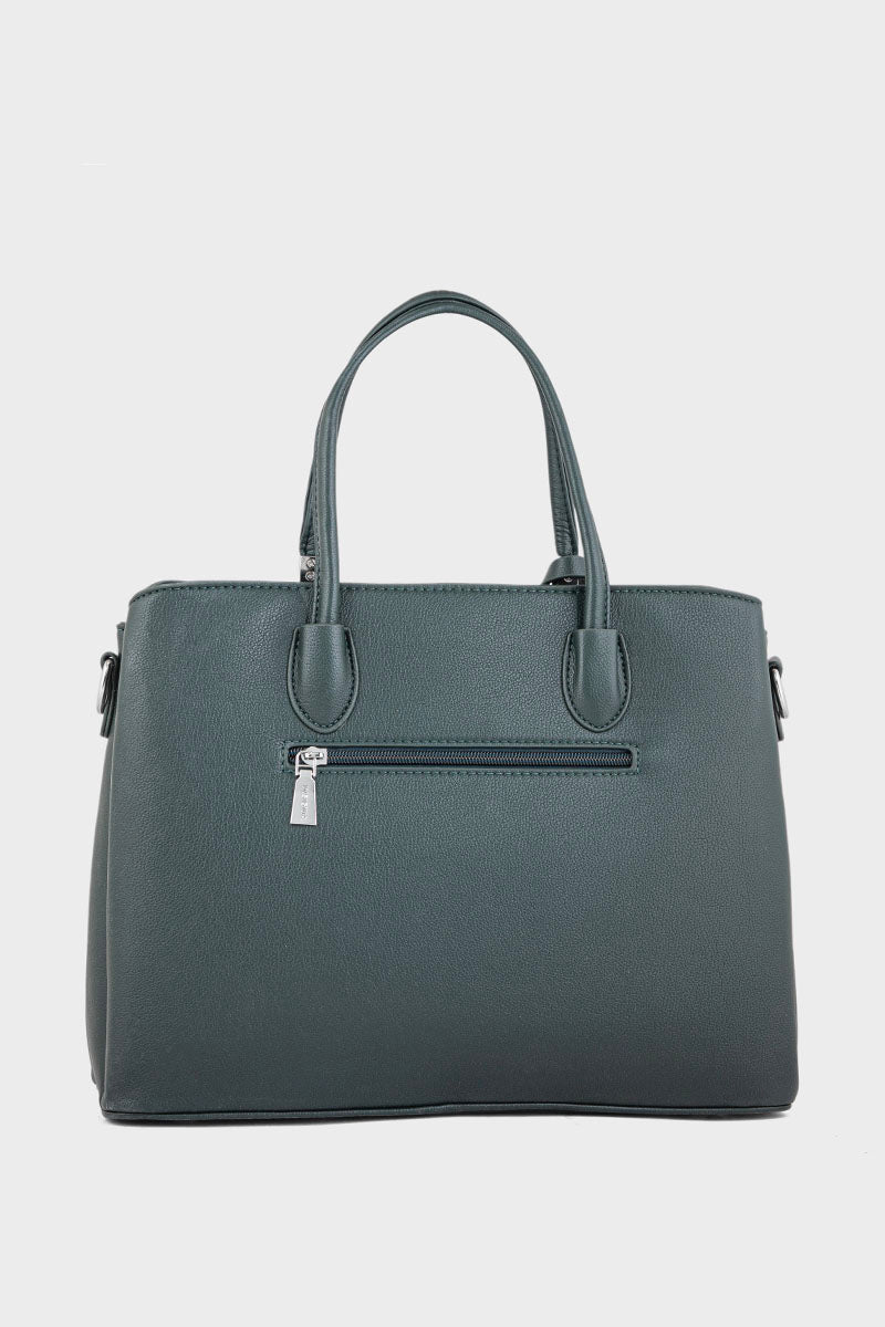 Top Handle Hand Bags BH0107-Dark Green