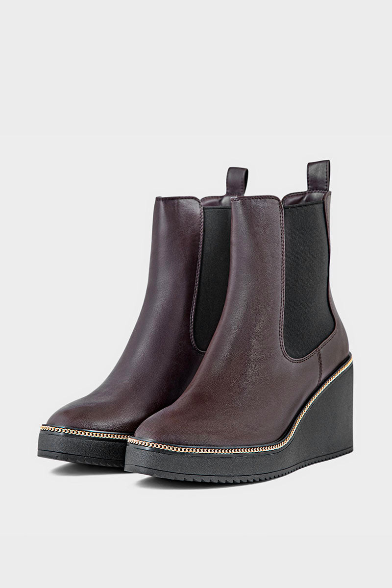 Formal Boots IF8007-Coffee