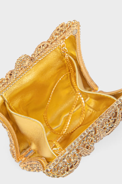 Party Wear Clutch BK4159-Gold