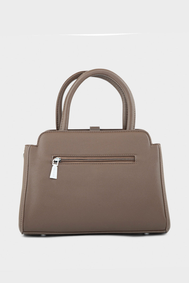Top Handle Hand Bags BH0094-Brown