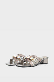 Party Wear Slip On IP0070-Pewter