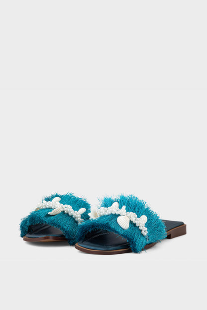 Casual Slip On IC0057-Teal Blue