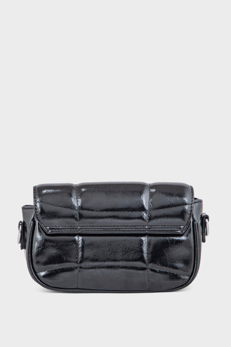 Flap Shoulder Bags BS2115-Black