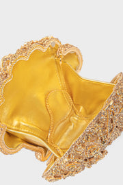 Party Wear Clutch BK4140-Golden