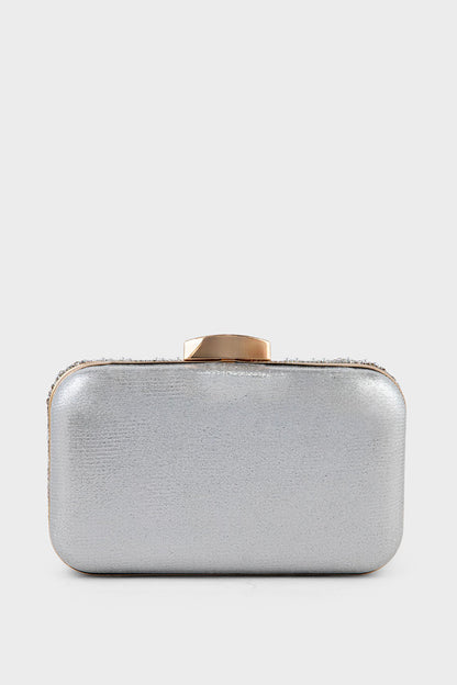 Party Wear Clutch BK4116-White
