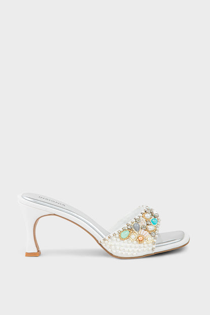 Party Wear Slip On IP0112-White