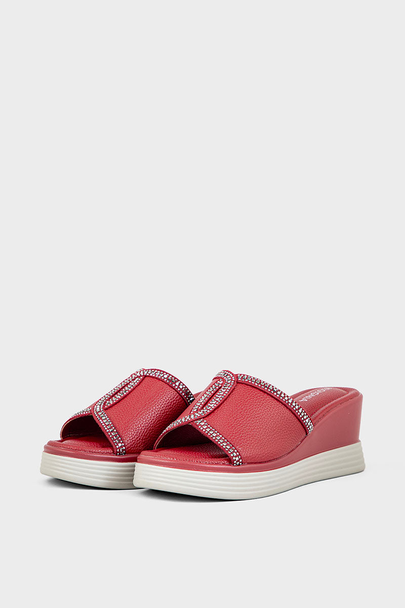 Comfort Slip On IK0051-Maroon