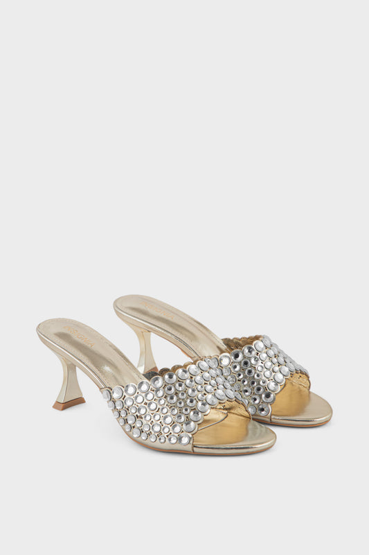 Party Wear Slip On IP0103-Gold