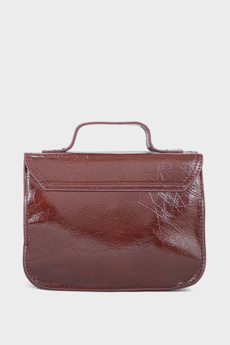 Top Handle Hand Bags BH0103-Maroon