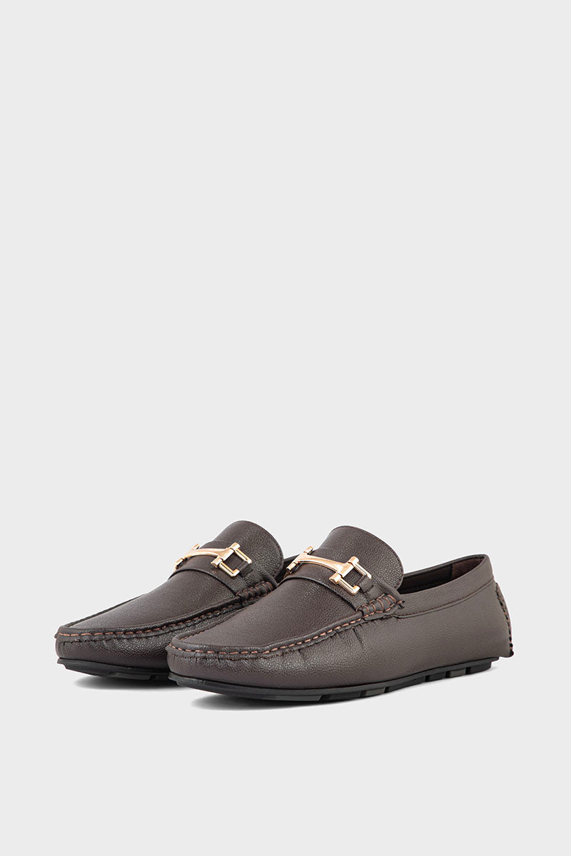 Men Casual Moccasin MC4016-Coffee