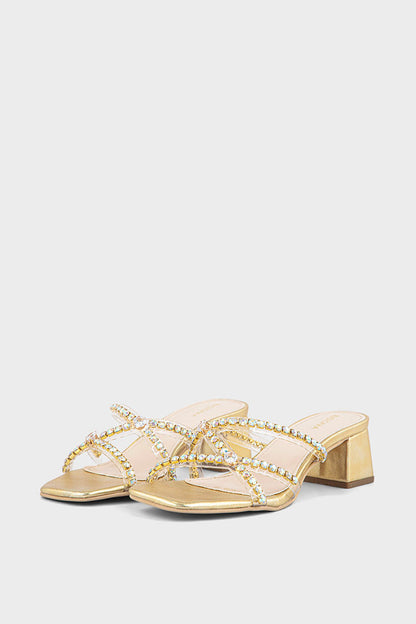 Party Wear Slip On IP0058-Golden