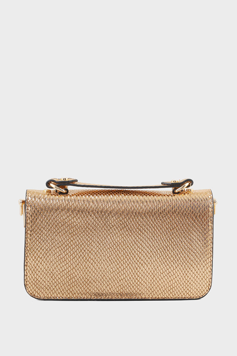 Top Handle Hand Bags BH0015-Golden
