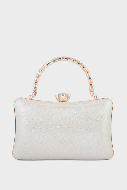 Party Wear Clutch Bk4031-Golden