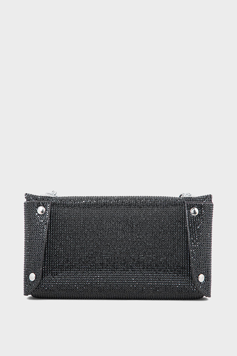 Flap Shoulder Bags BK4043-Black