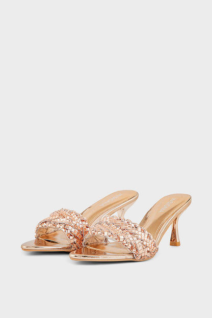 Party Wear Slip On IP0046-Rose Gold