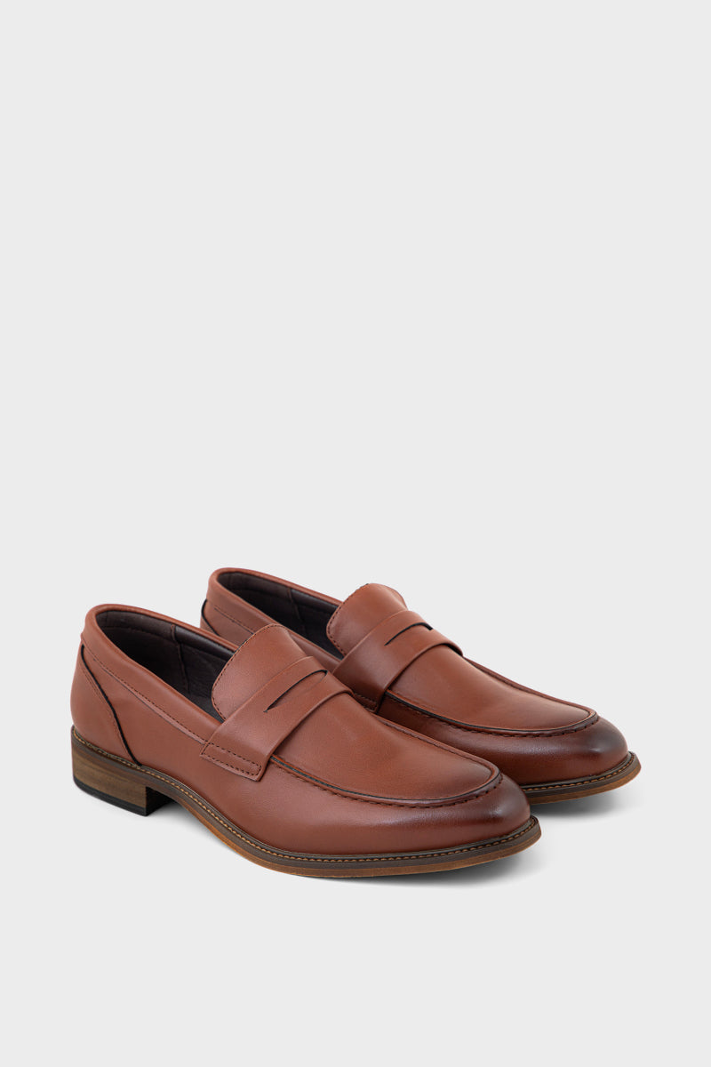 Men Formal Loafers MF7052-Brown