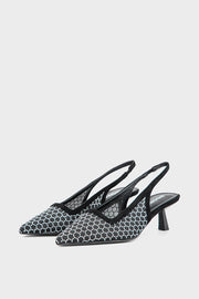 Party Wear Sling Back IP4014-Black