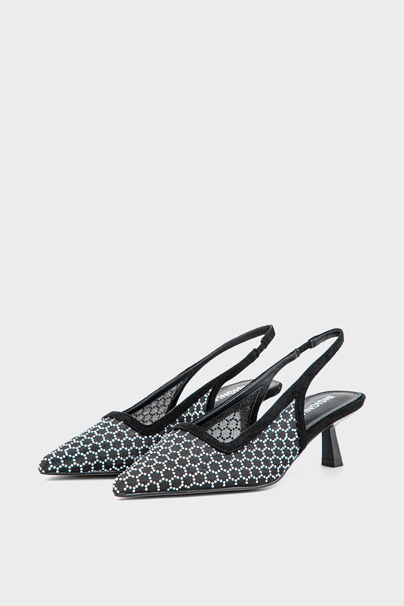 Party Wear Sling Back IP4014-Black
