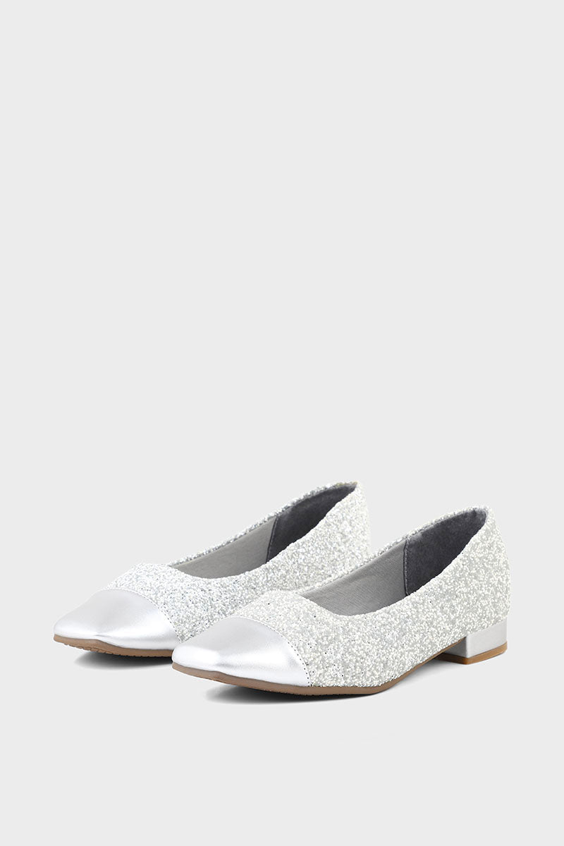 Party Wear Pumps I41409-Silver