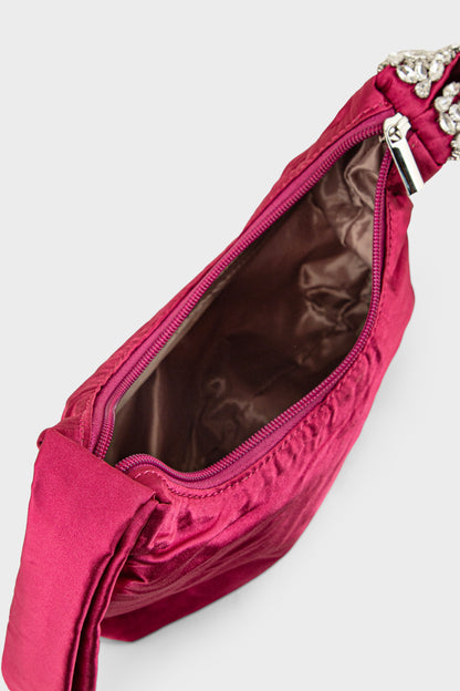 Party Wear Clutch BK4165-Burgundy