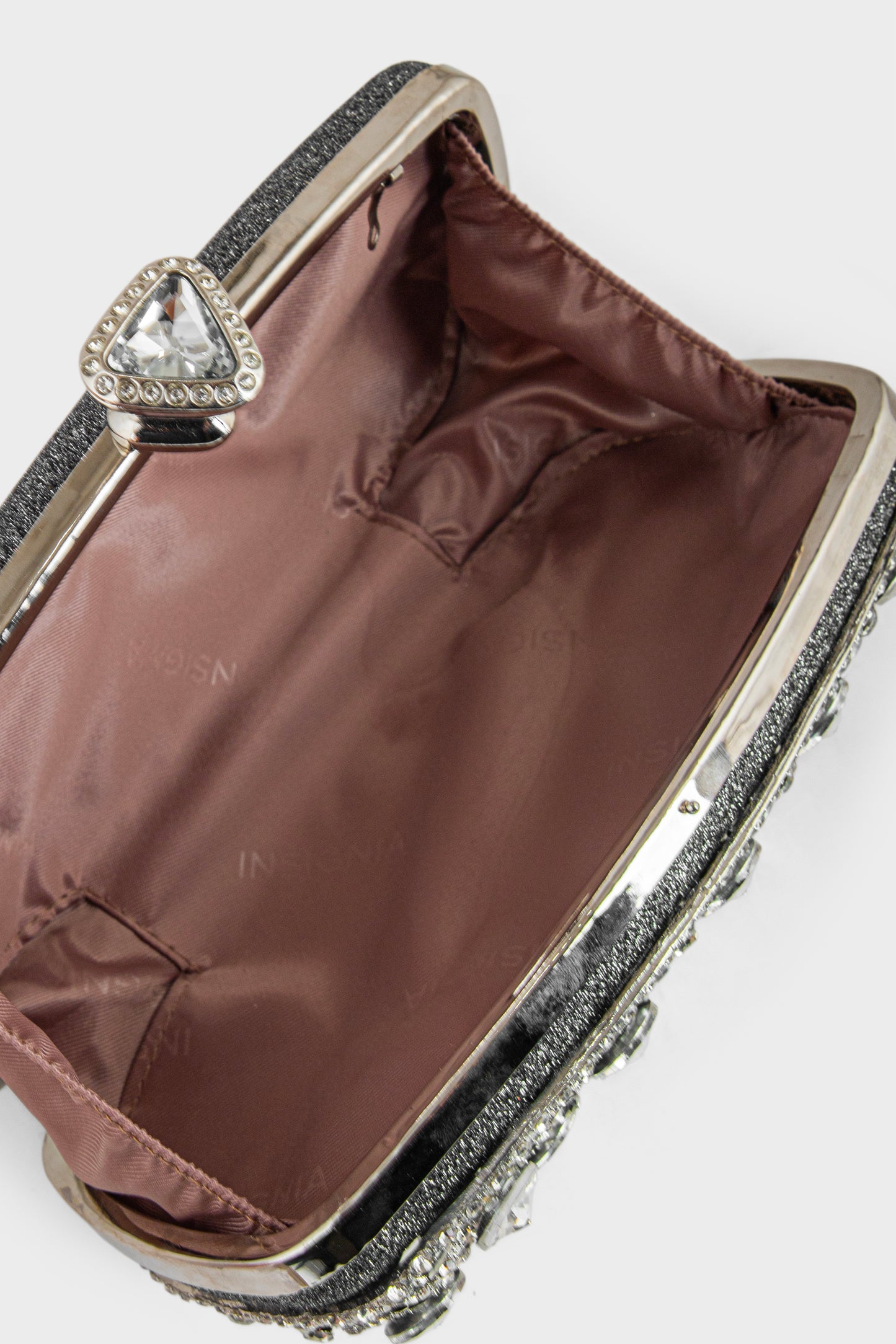 Party Wear Clutch BK4133-Pewter