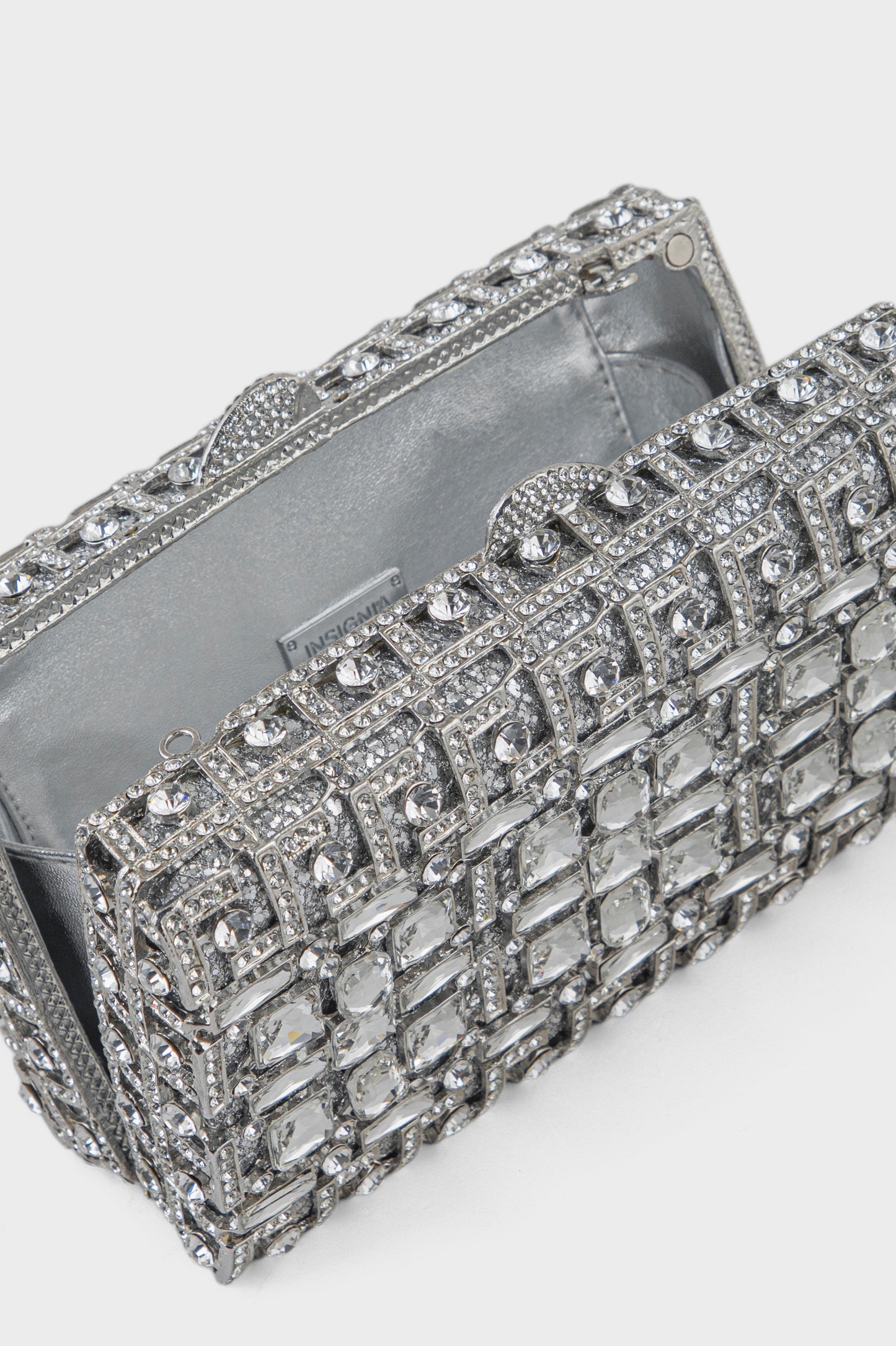 Party Wear Clutch BK4124-Silver