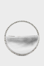 Party Wear Clutch BH0118-Silver