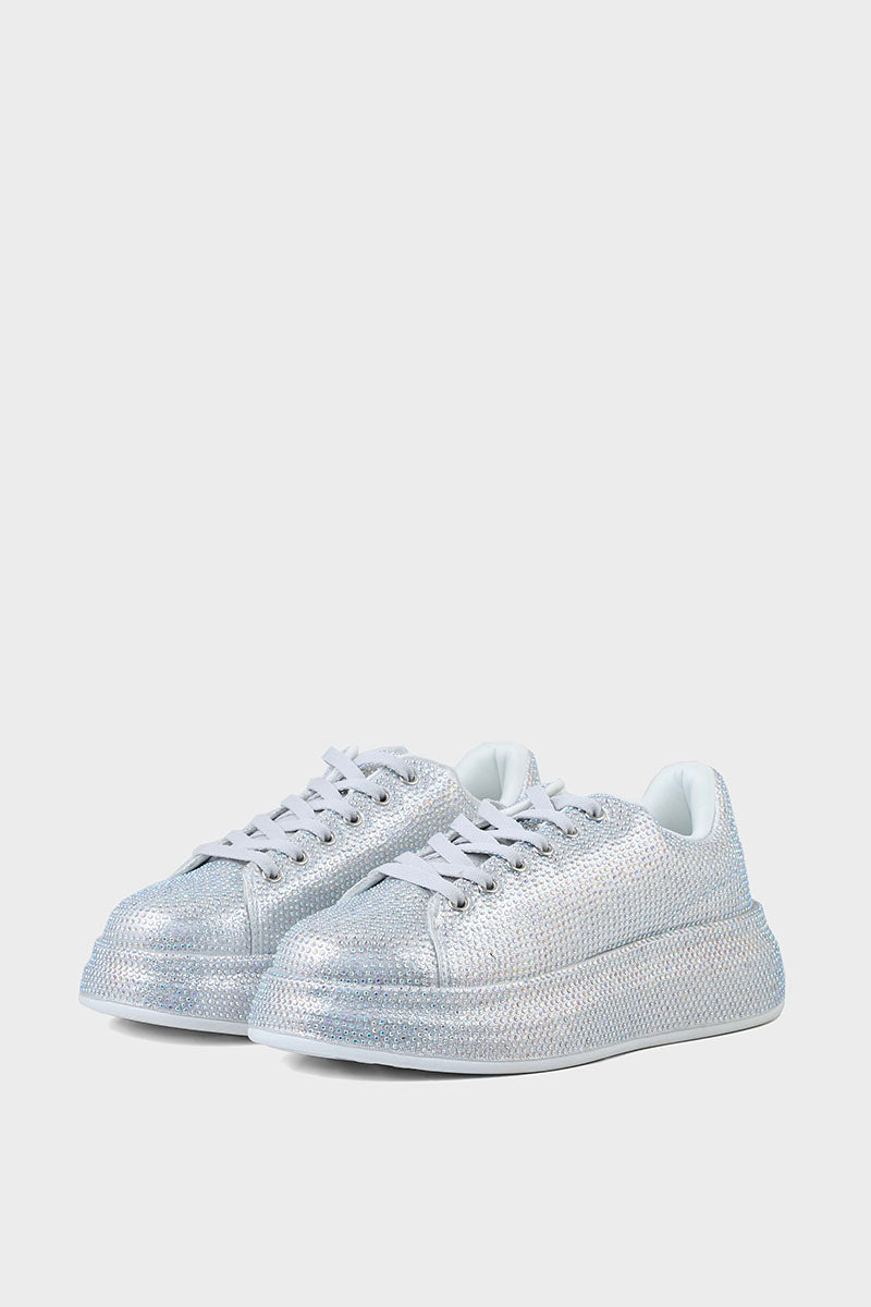 Casual Sneakers I57066-Silver