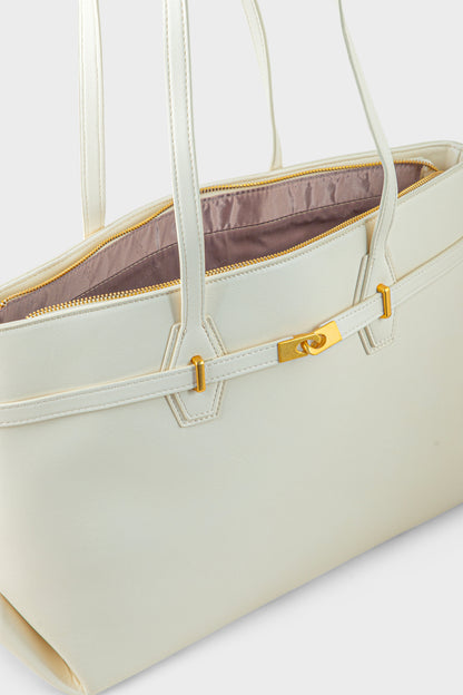 Tote Hand Bags BS2318-Ivory