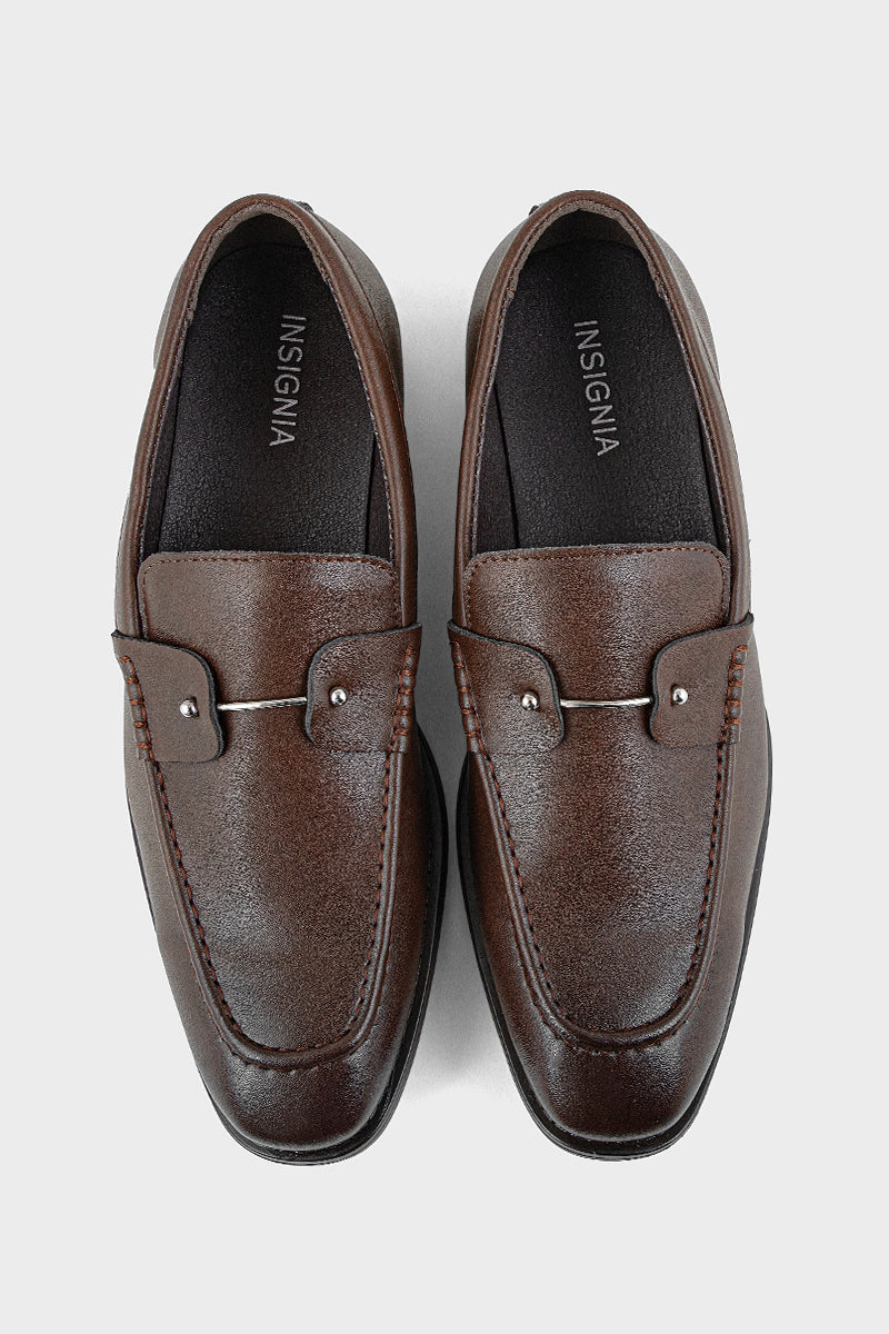 Men Formal Loafers MF7056-Brown