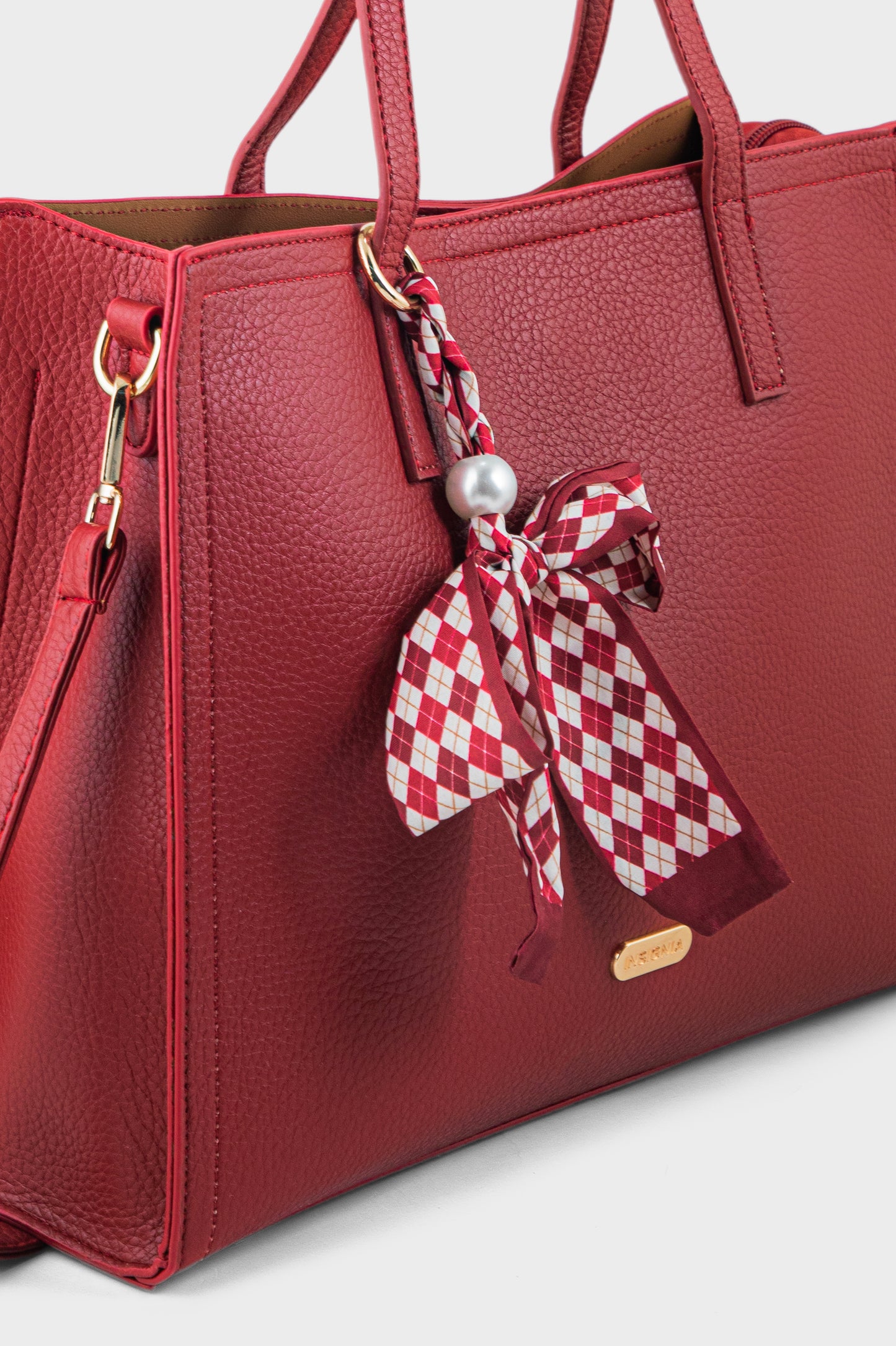 Tote Hand Bags BS2320-Burgundy