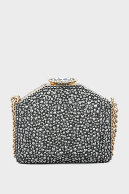 Party Wear Clutch BK4048-Gun
