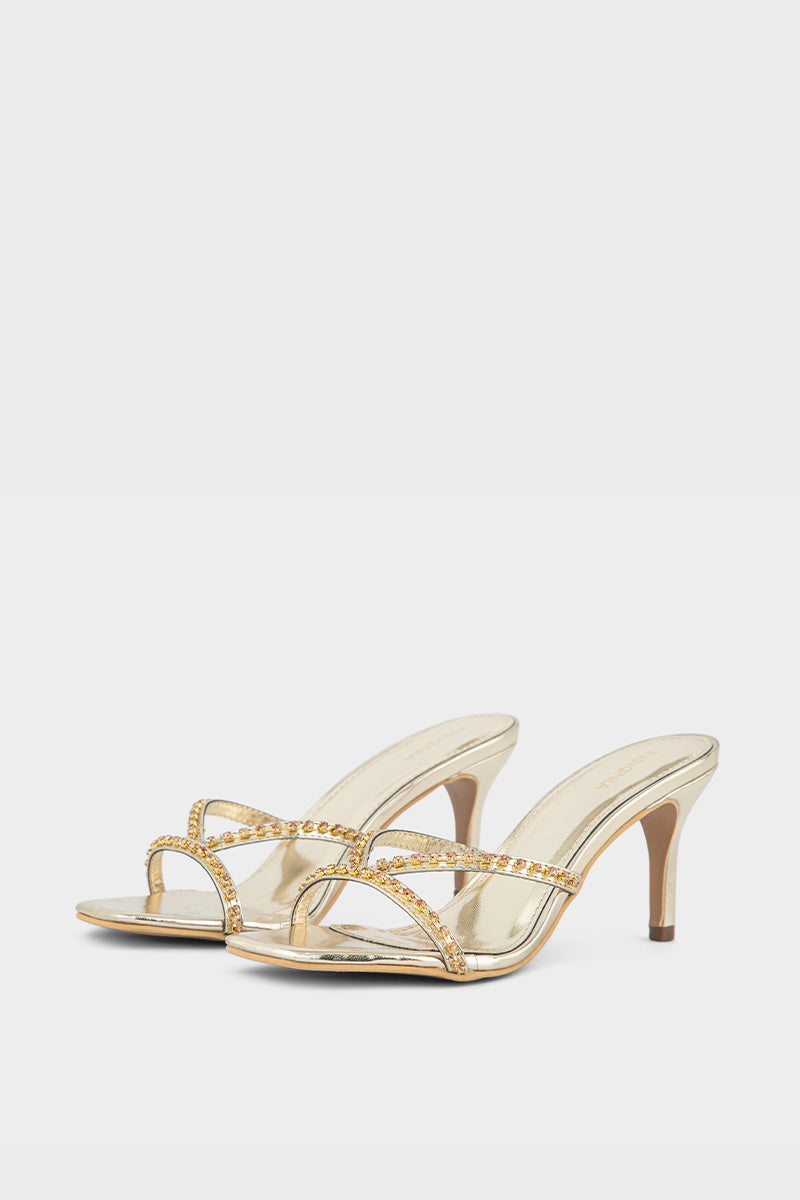 Party Wear Sandal IP2048-Gold