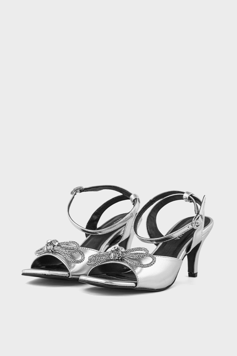 Party Wear Sandal IP2056-Silver