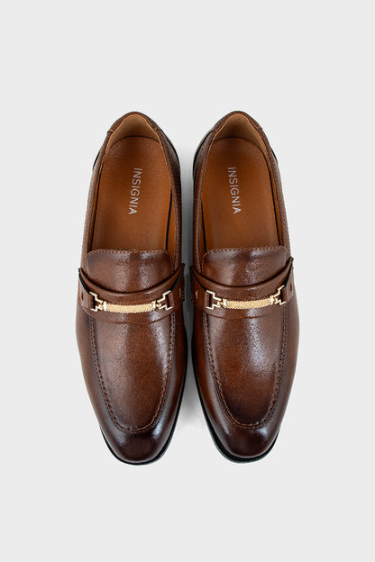 Men Formal Loafers MF7061-Tan