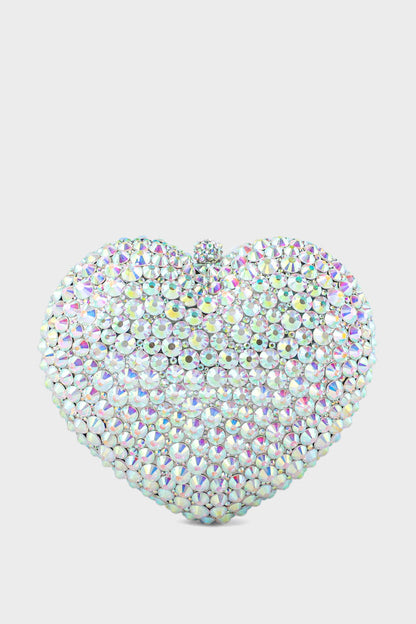 Party Wear Clutch BK4054-AB White
