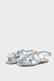 Girls Formal Slip On GF1002-Silver