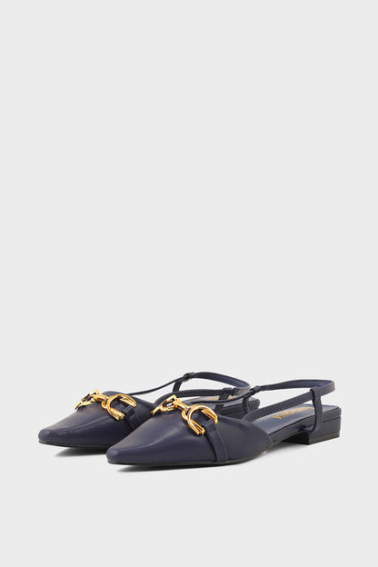 Formal Sling Back I47310-Navy