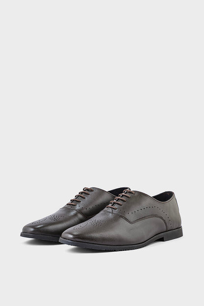 Men Formal Oxford MF8000-Coffee