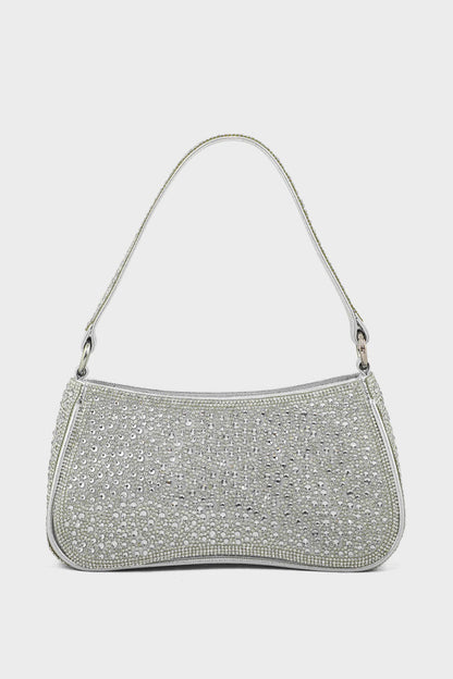 Top Handle Hand Bags BH0045-Silver