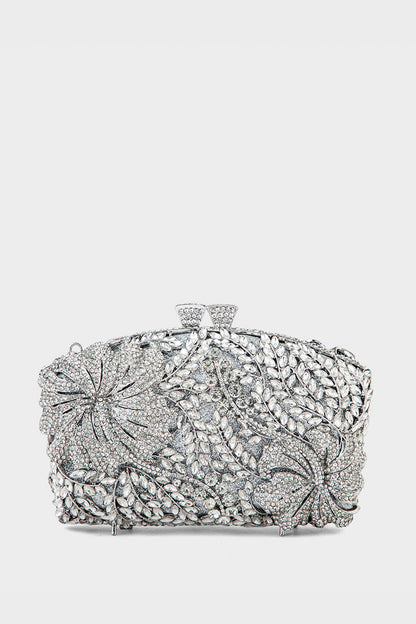 Party Wear Clutch BK4092-Silver