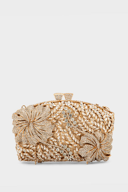 Party Wear Clutch BK4092-Golden