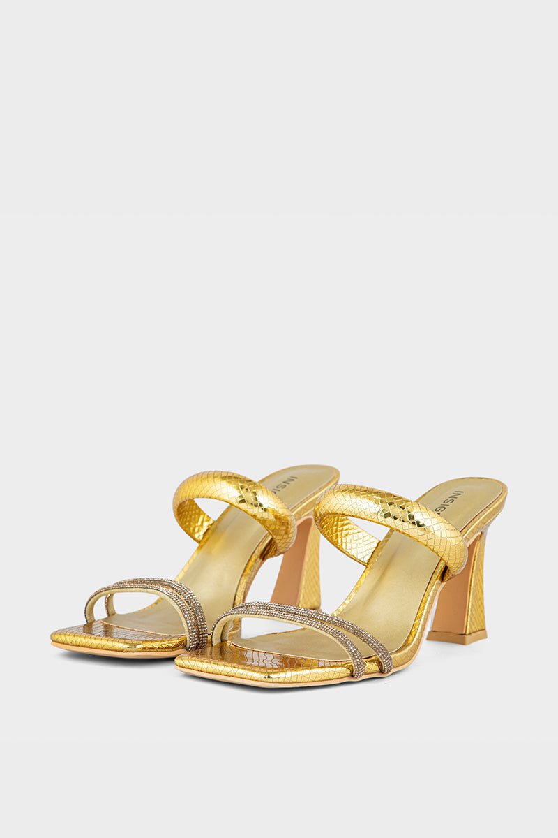 Party Wear Slip On IP0052-Golden