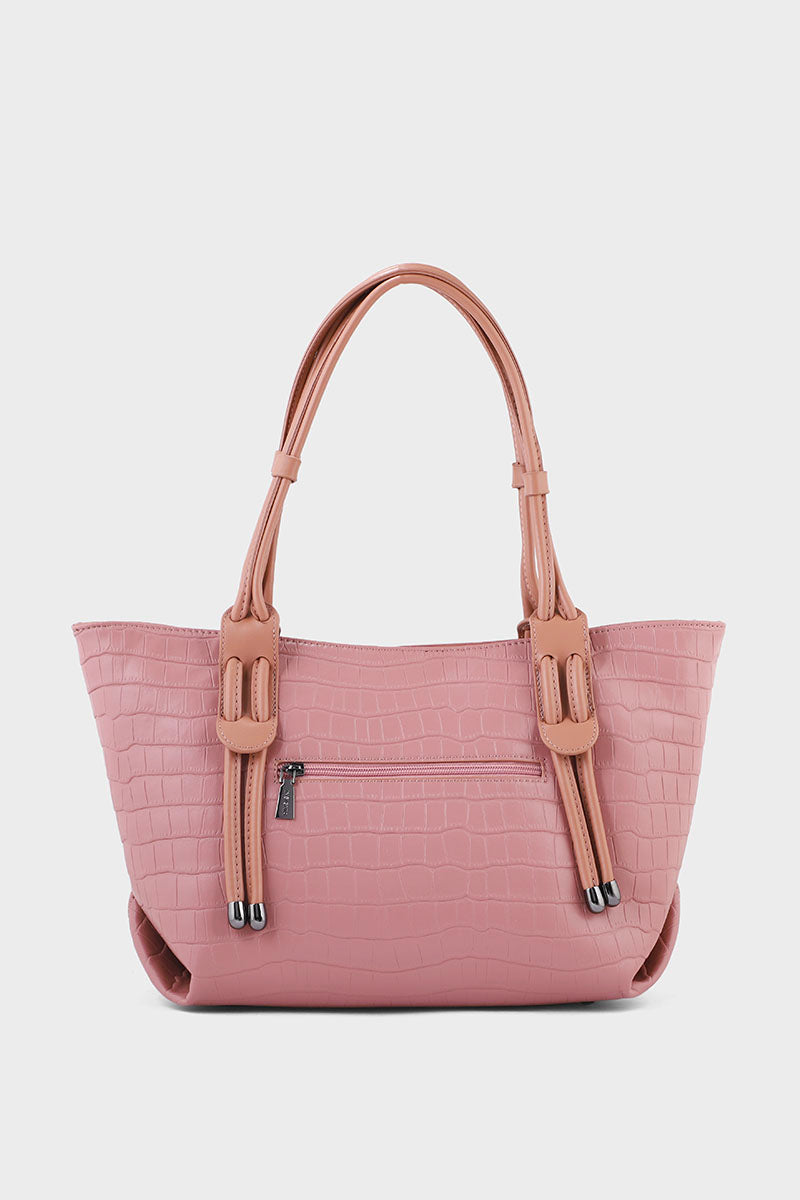 Tote Hand Bags BS2027-Tea Pink