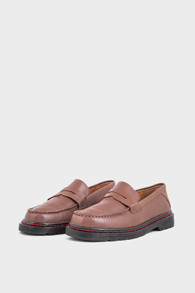 Men Formal Loafers MF7024-Brown