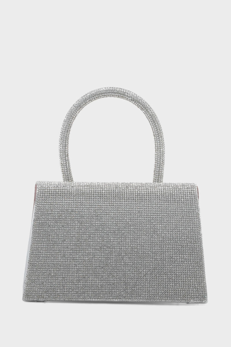 Top Handle Hand Bags BH0014-Silver