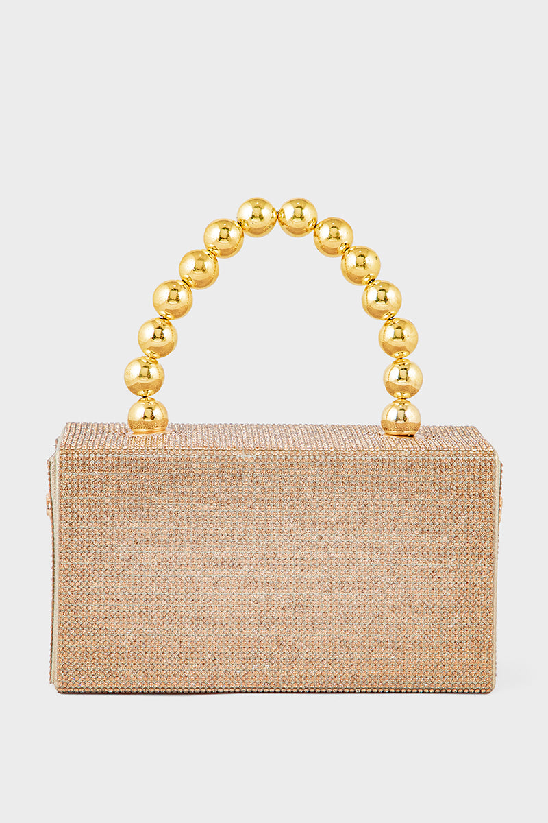 Party Wear Clutch BH0122-Golden